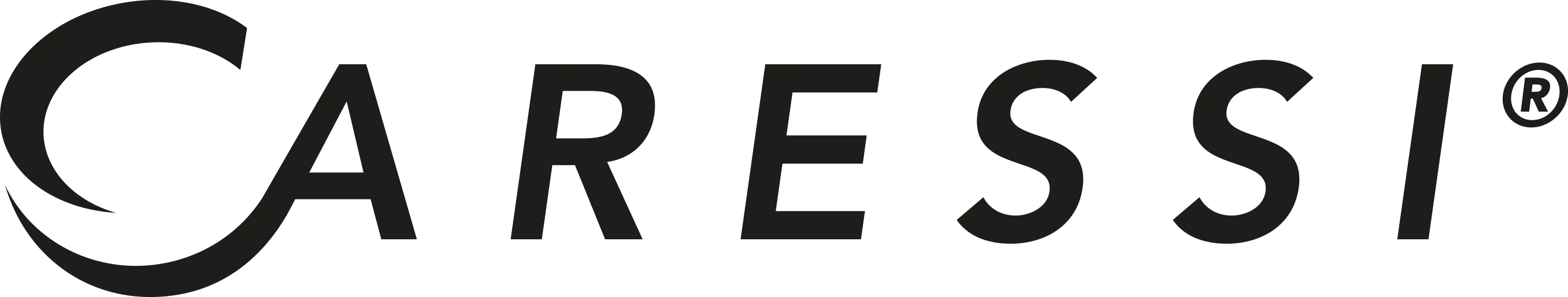 Logo Caressi schwarz PNG